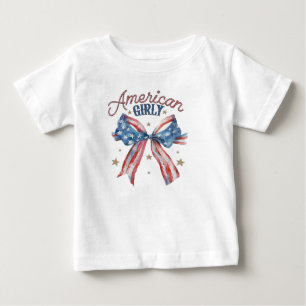 Amerikanisch Girly Baby T-shirt