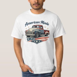 Amerikanisch hergestelltes Vintage-Truck-T-Shirt T-Shirt