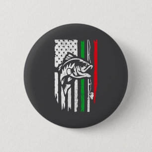 Amerikanisch Italienische B-Fischereiflagge Für Fi Button