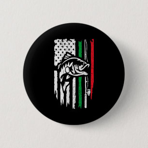 Amerikanisch Italienische B-Fischereiflagge Für Fi Button
