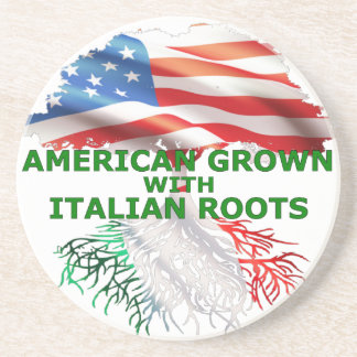 Amerikanisch mit italienischen Wurzeln Getränkeuntersetzer