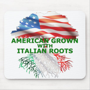 Amerikanisch mit italienischen Wurzeln Mousepad