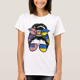 Amerikanisch, mit ukrainischen Wurzeln Ukraine T-Shirt
