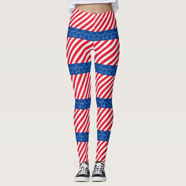 amerikanisch patriotisch leggings (Vorderseite)
