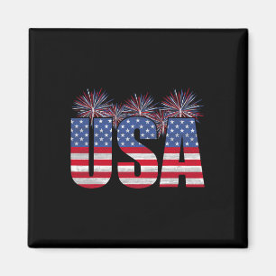 Amerikanisch Patriotische Amerikaner Frauen Flagge Magnet