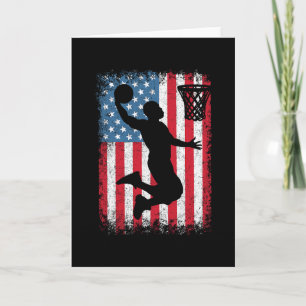 Amerikanisch Patriotisches Sketll 4. Juli Usa-Flag Karte