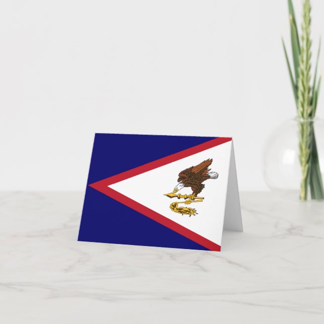 Amerikanisch-Samoa-Flagge (Vorderseite)
