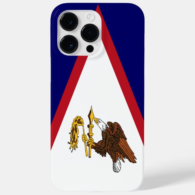 Amerikanisch-Samoa-Flagge Case-Mate iPhone Hülle (Rückseite)