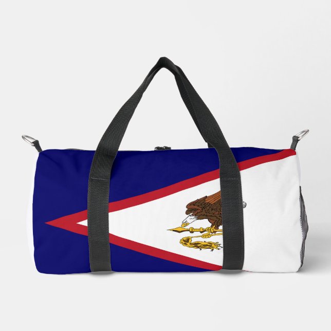 Amerikanisch-Samoa-Flagge Duffle Bag (Vorderseite)