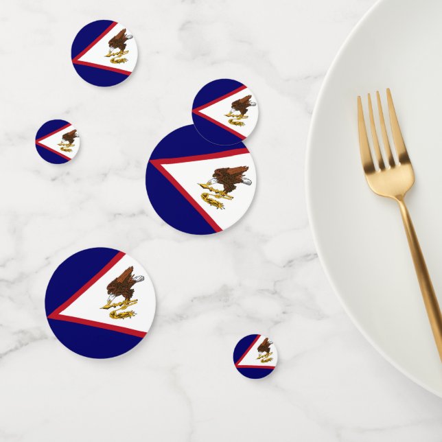 Amerikanisch-Samoa-Flagge Konfetti (Gruppe)