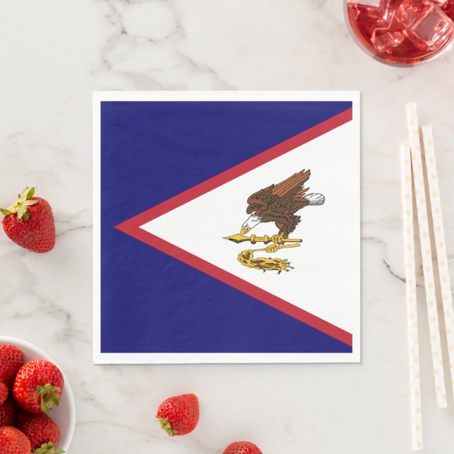 Amerikanisch-Samoa-Flagge Serviette (Beispiel)