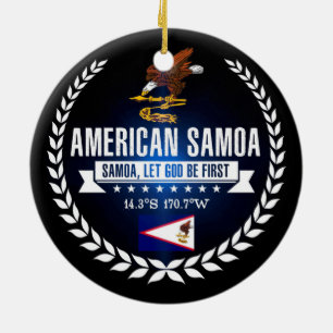 Amerikanisch-Samoa Keramikornament
