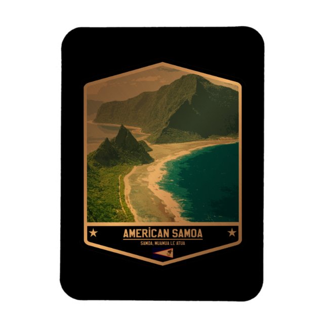 Amerikanisch-Samoa Magnet (Vertikal)