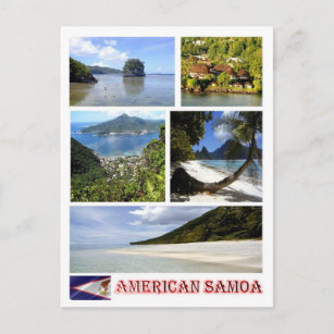 Amerikanisch Samoa - Mosaik - Postkarte