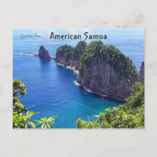 Amerikanisch-Samoa Postkarte