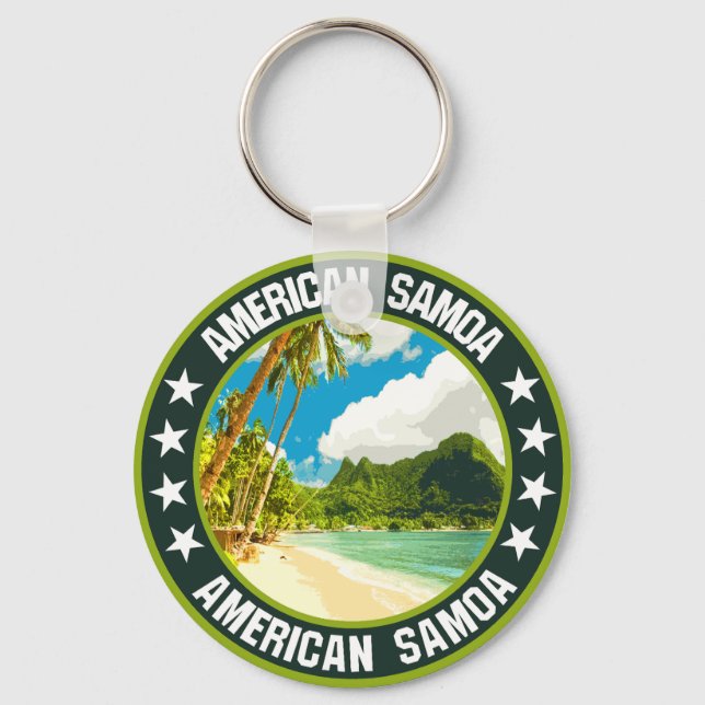 Amerikanisch-Samoa Schlüsselanhänger (Vorderseite)