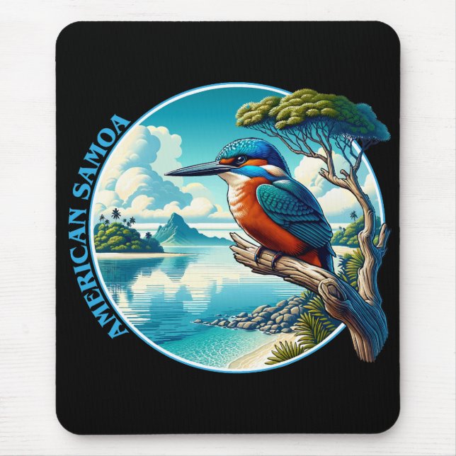 Amerikanisch-Samoa-Südpazifik Mousepad (Vorne)