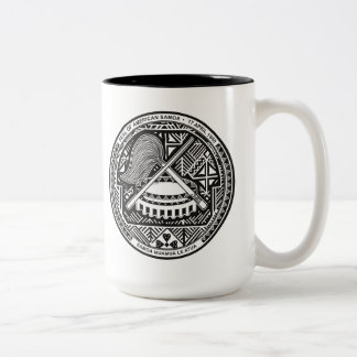 Amerikanisch-Samoa-Tasse Zweifarbige Tasse