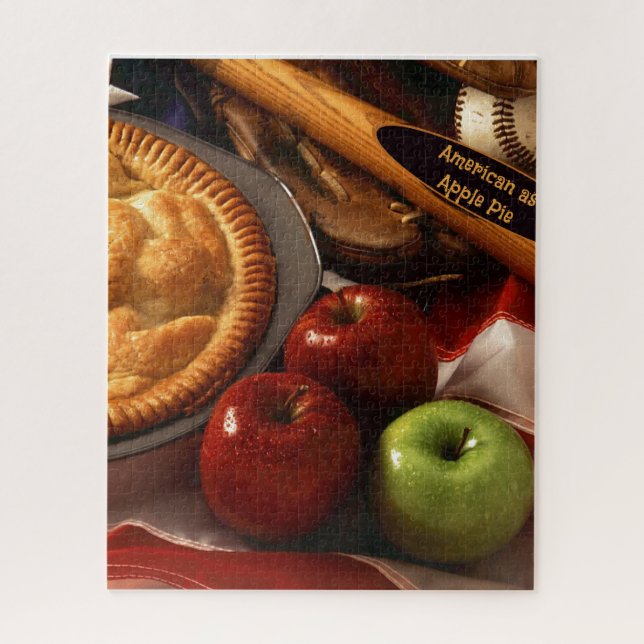 Amerikanisch wie Apfelkuchen Puzzle (Vertikal)