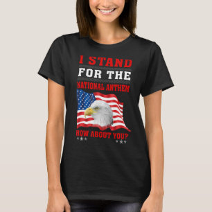 Amerikanische Adler ich für die Nationalhymne wie T-Shirt