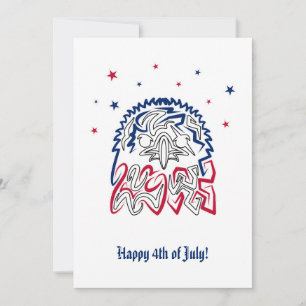 Amerikanische Adlerstars zum Unabhängigkeitstag