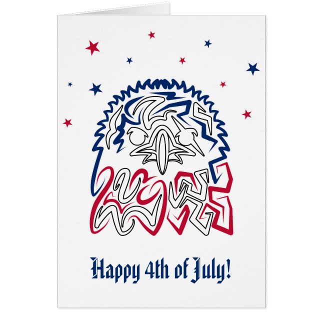 Amerikanische Adlerstars zum Unabhängigkeitstag (Vorne)