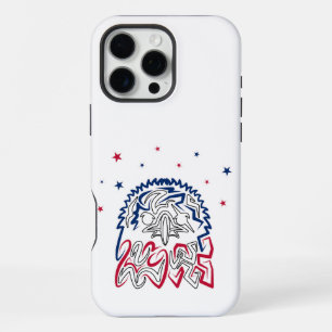 Amerikanische Adlerstars zum Unabhängigkeitstag iPhone 16 Pro Max Hülle