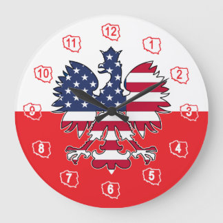 Amerikanische Adleruhr Große Wanduhr