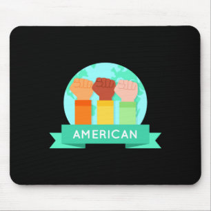 Amerikanische Afrikanische Geschichte Black Is Bea Mousepad