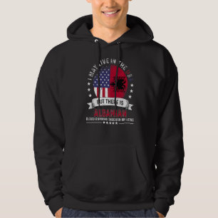 Amerikanische albanische Zuhause in US Patriot Ame Hoodie