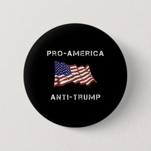 Amerikanische Anti-Trump-Flagge Button