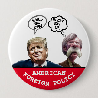 Amerikanische Außenpolitik Button