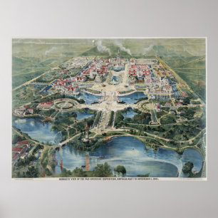 Amerikanische Ausstellung Buffalo1901 Pans Poster