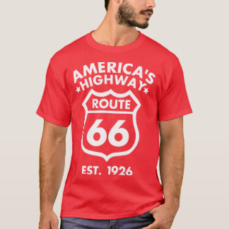 Amerikanische Autobahn 66 T-Shirt