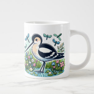 Amerikanische Avocet Jumbo-Tasse