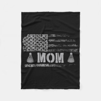 Amerikanische Badminton-Mama USA-Flagge Team Badmi Fleecedecke