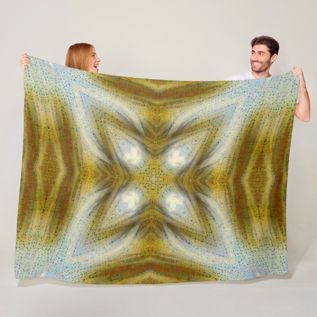 Amerikanische Bärengeist Shaman Star Plush Fleecedecke (Beispiel)