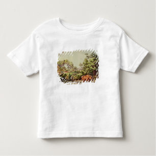 Amerikanische Bauernhof-Szenen Kleinkind T-shirt