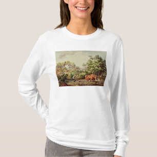 Amerikanische Bauernhof-Szenen T-Shirt