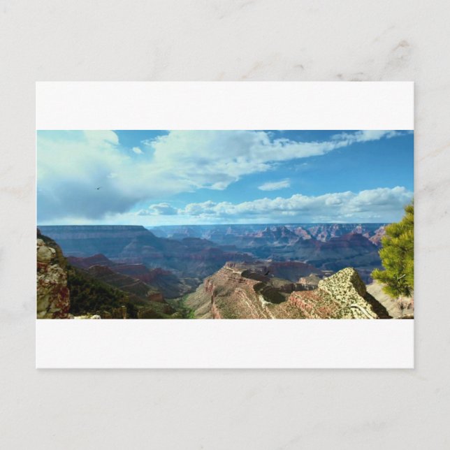 Amerikanische Bergketten mit Grand-Canyon Postkarte (Vorderseite)
