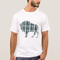 Amerikanische Bison Büffel gestalten wildes Leben