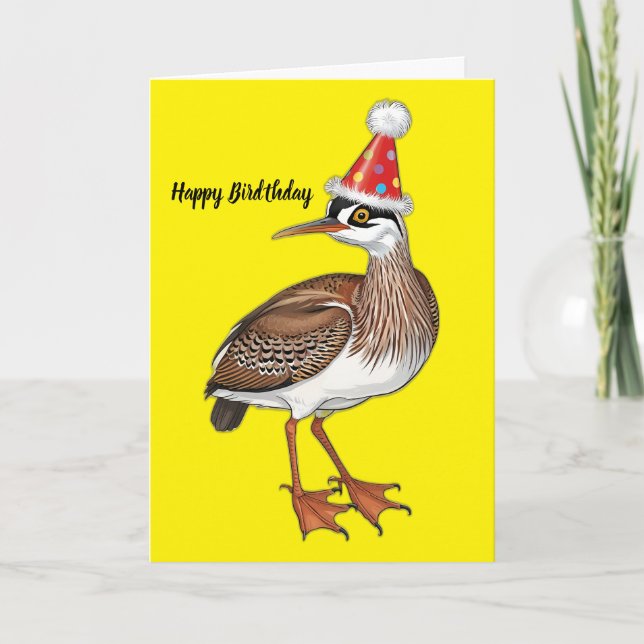 Amerikanische Bitterhut zeichnend Karte (Vorderseite)