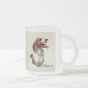 Amerikanische Bretagne Spaniel Geschenke Mattglastasse