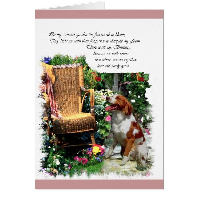 Amerikanische Bretagne Spaniel Kunstgeschenke (Vorne)
