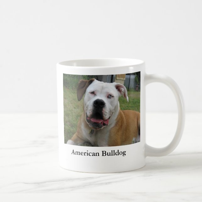 Amerikanische Bulldogge Tasse (Rechts)