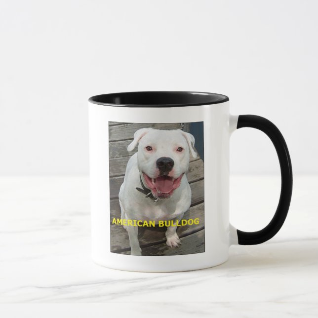 Amerikanische Bulldoggen-Tasse Tasse (Rechts)