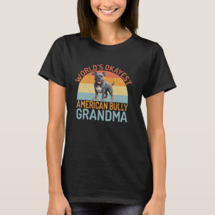 Amerikanische Bully-Oma-Amerikanerin Bu T-Shirt