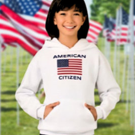Amerikanische Bürger kühne USA Flag Kids Hoodie
