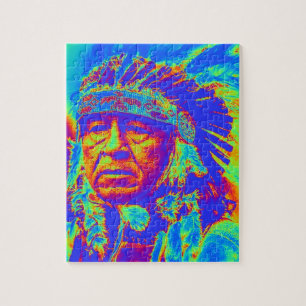 Amerikanische Chefkünstlerin Puzzle