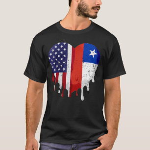 Amerikanische chilenische Hispanic Heritage Month T-Shirt